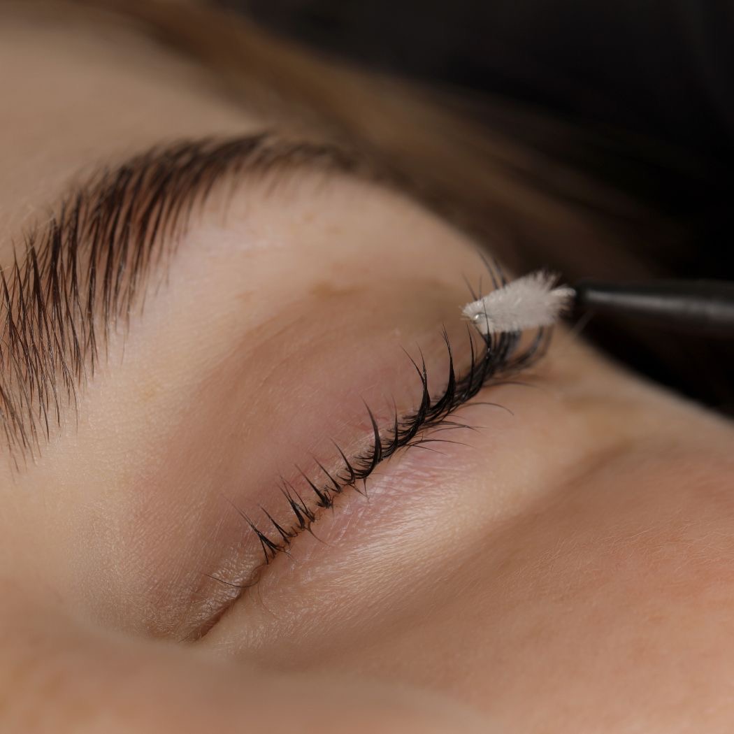 Wimpernbehandlung im Detail